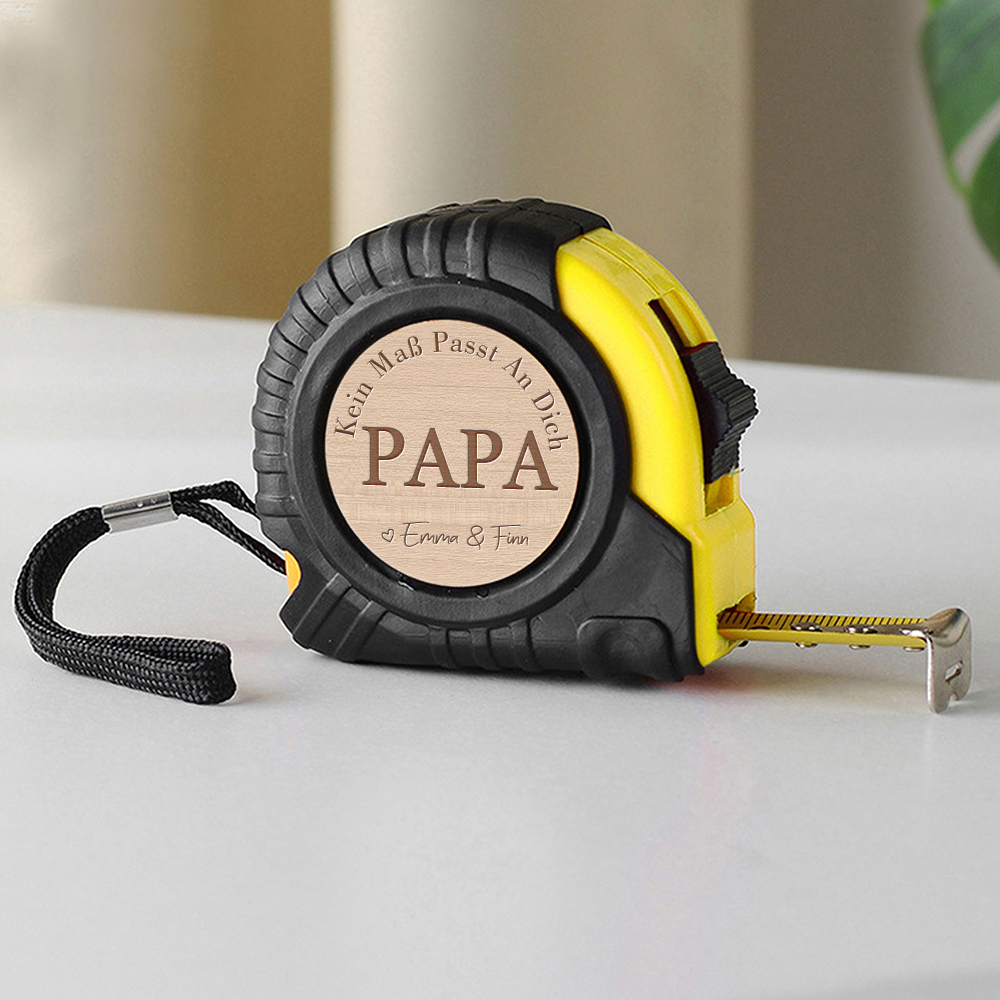 Personalisiertes Maßband Geschenk Für Papa Und Handwerker Zum Vatertag Oder Weihnachten