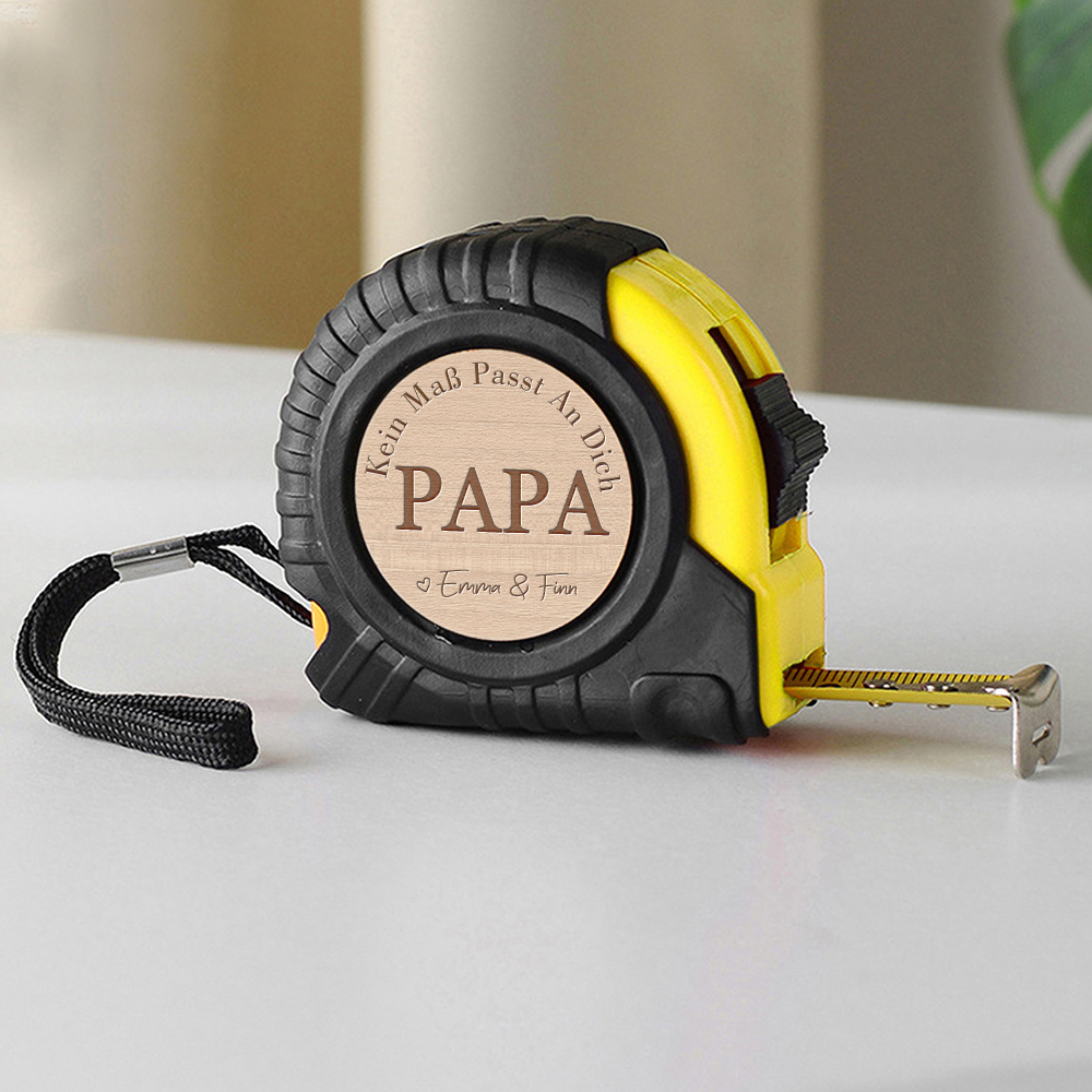 Personalisiertes Maßband Geschenk Für Papa Und Handwerker Zum Vatertag Oder Weihnachten