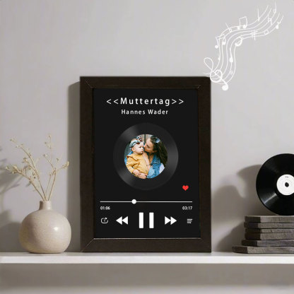 Personalisierter Musikrahmen mit mehreren Bildern und ganzer Songwiedergabe