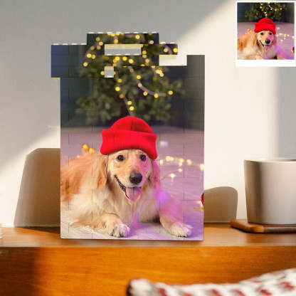 Personalisierter Fotoblock Puzzle Individuelles Baustein Porträt Geschenk zum Jubiläum