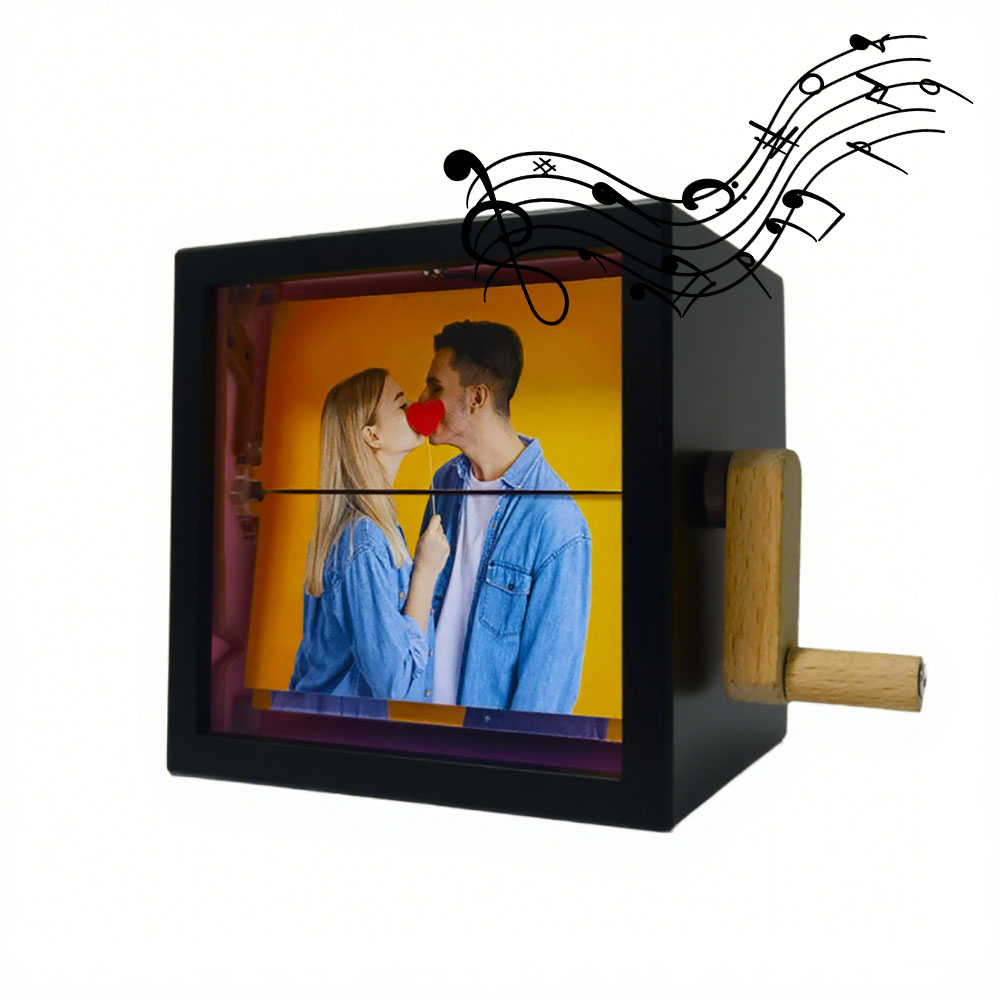 Personalisierte Whole Song Acryl Bunt Musik Frame Hand Motion Fotoalbu