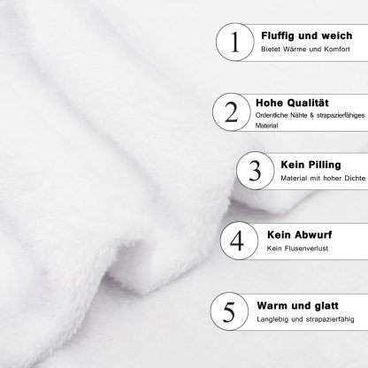 Personalisierte Fotodecke Mit Collage Und Text Muttertagsgeschenk Erinnerungsstück Mit Foto