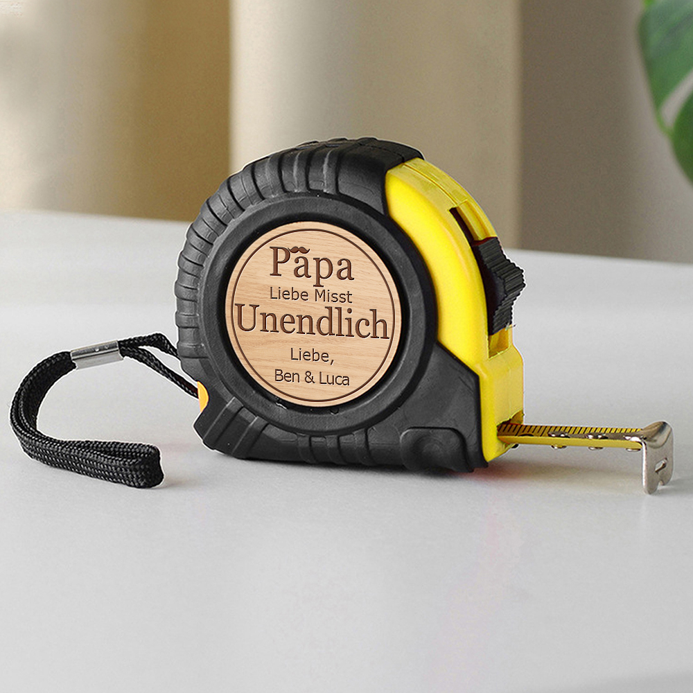Maßband Geschenk Mit Personalisierung Für Papa Handwerker Werkzeug Geschenke Zum Vatertag Geburtstag Und Weihnachten