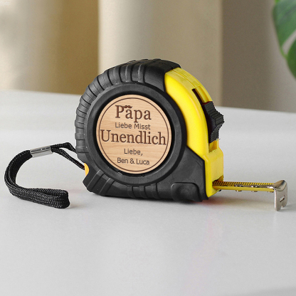 Maßband Geschenk Mit Personalisierung Für Papa Handwerker Werkzeug Geschenke Zum Vatertag Geburtstag Und Weihnachten
