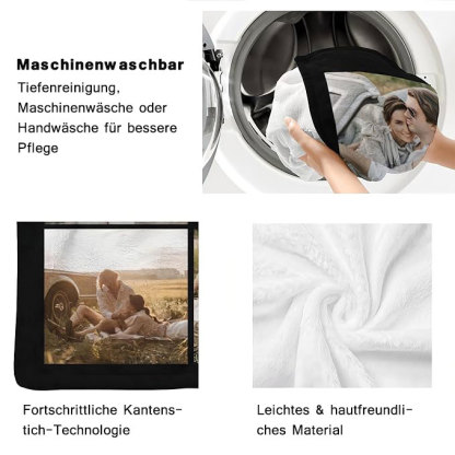 Personalisierte Fotodecke Mit Collage Und Text Muttertagsgeschenk Erinnerungsstück Mit Foto