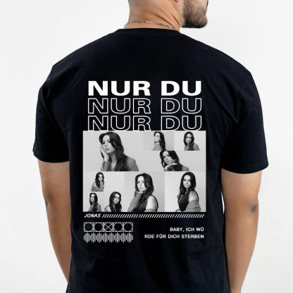 Personalisiertes Collage Foto TShirt Geschenk Für Freundin Oder Freund