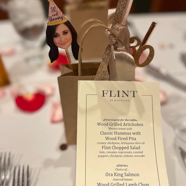 Custom Face Drink Stirrers Swizzle-Sticks Custom Party Picks Personalized Decorations Funny Photo Decor image 5