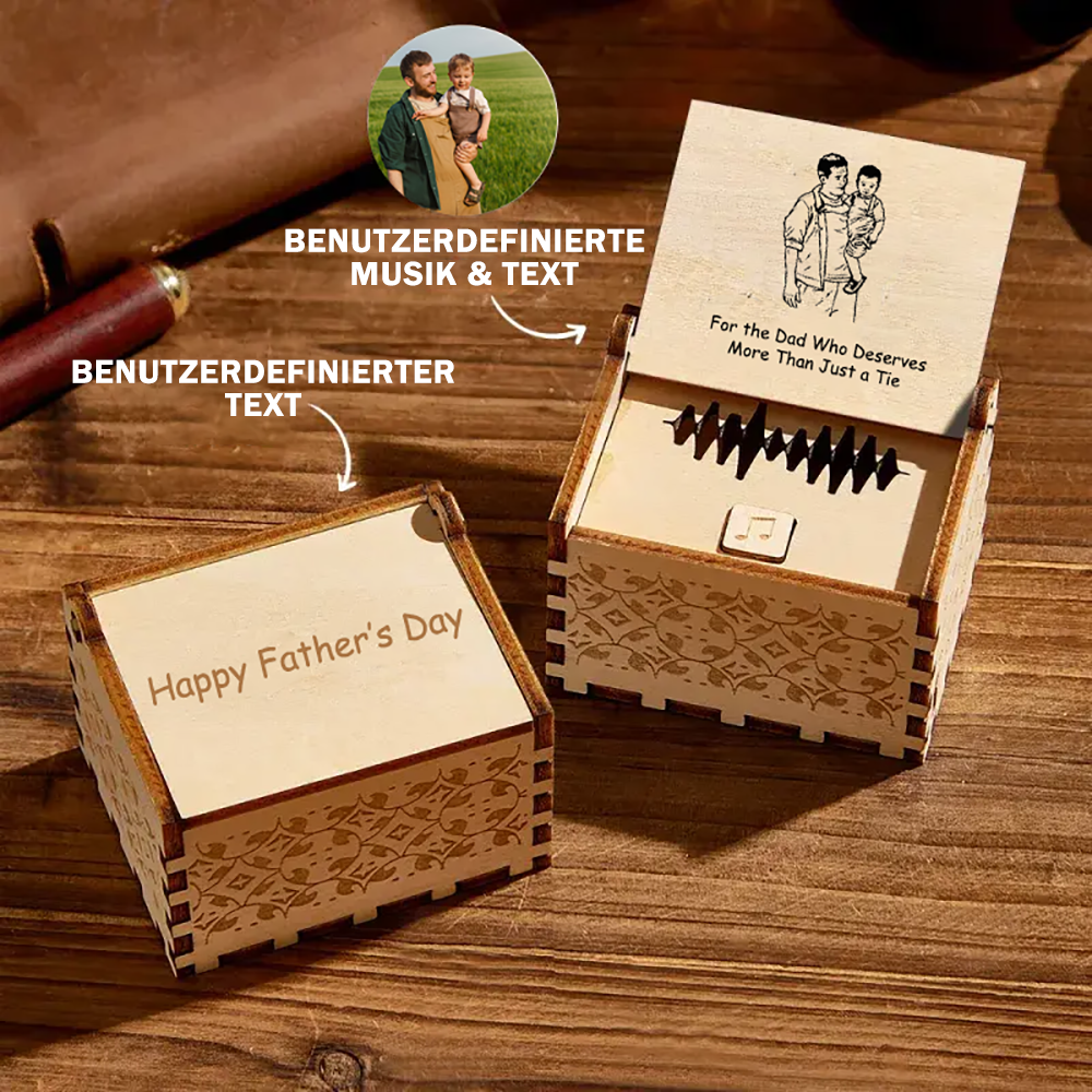 Digitale Holzspieluhr Mit Foto Und Lied Spielt Ganzes Lied Liebesgeschenke