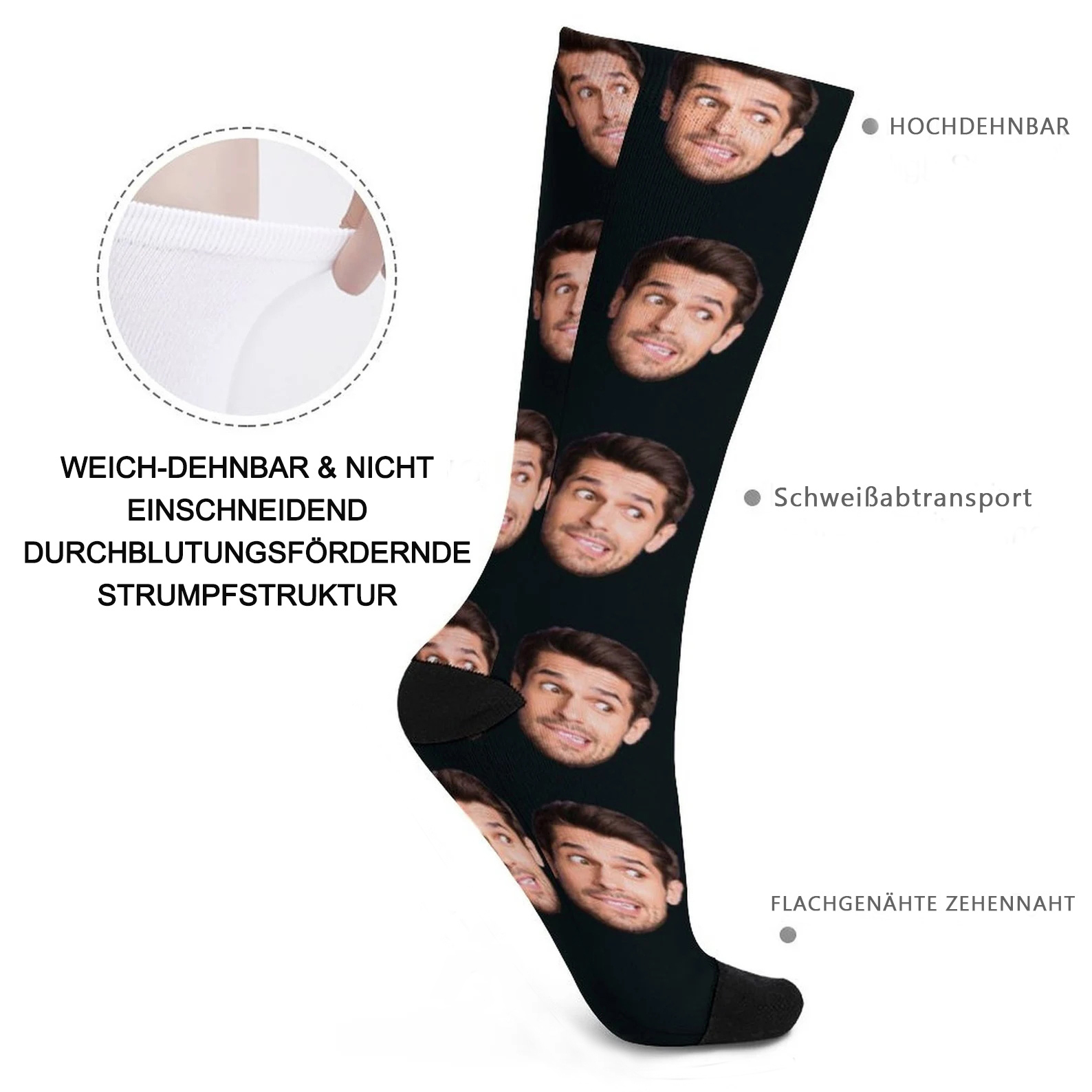 Weihnachtsgeschenk Weihnachtssocken Foto Socken Personalisierte Socken Mit Bild