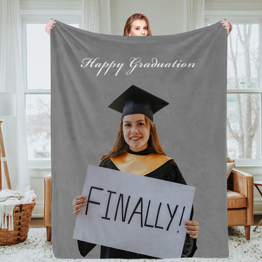 Personalisierte Foto und Text Decken Fleece Wurfdecke Paargeschenke