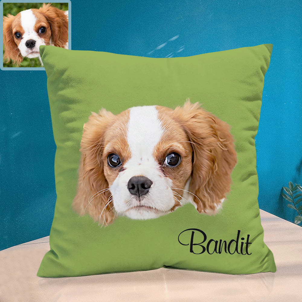 Personalisiertes Haustier Fotokissen Kissenbezug Katzenkissen Hundekissen Dekoratives Zierkissen Weihnachtsgeschenk