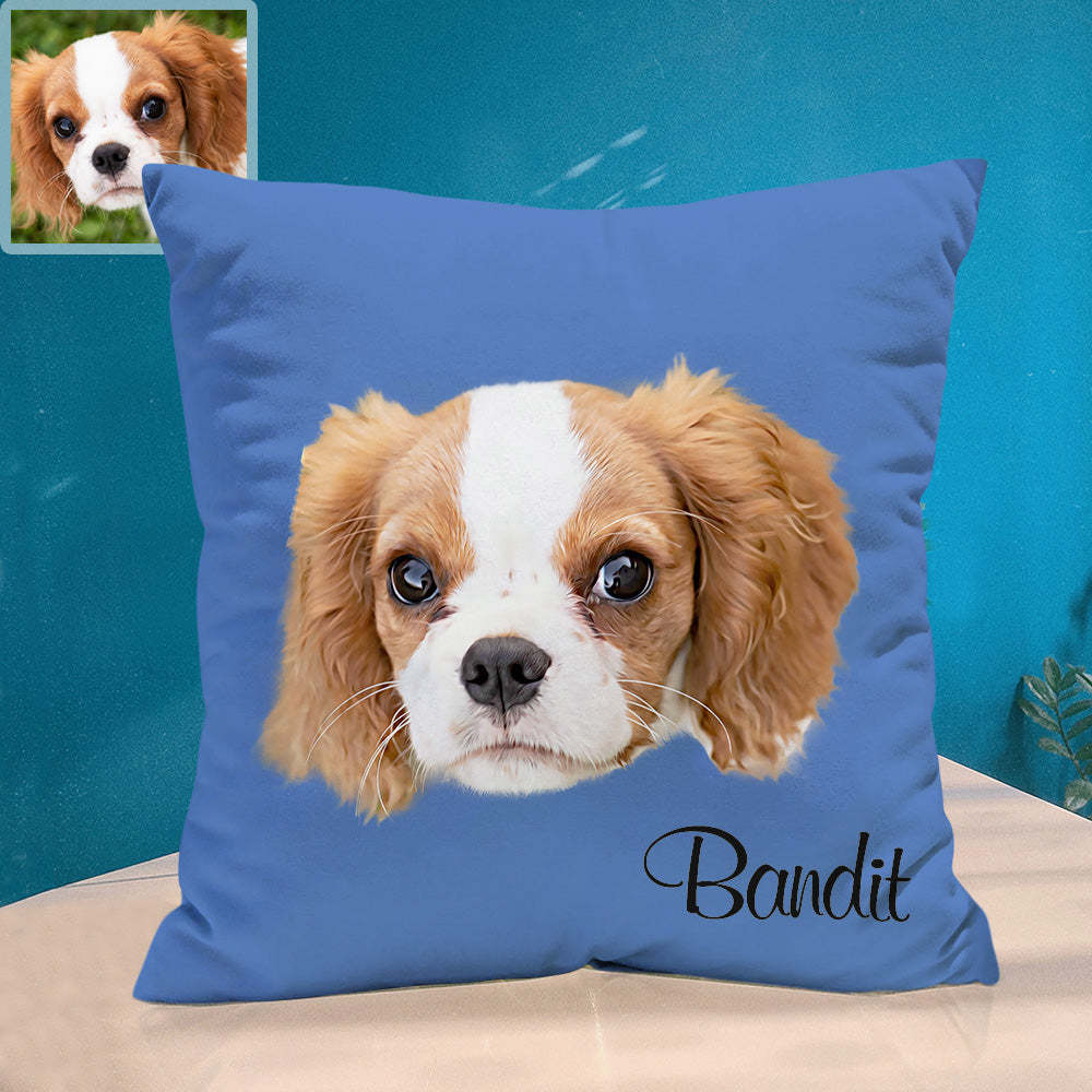 Personalisiertes Haustier Fotokissen Kissenbezug Katzenkissen Hundekissen Dekoratives Zierkissen Weihnachtsgeschenk