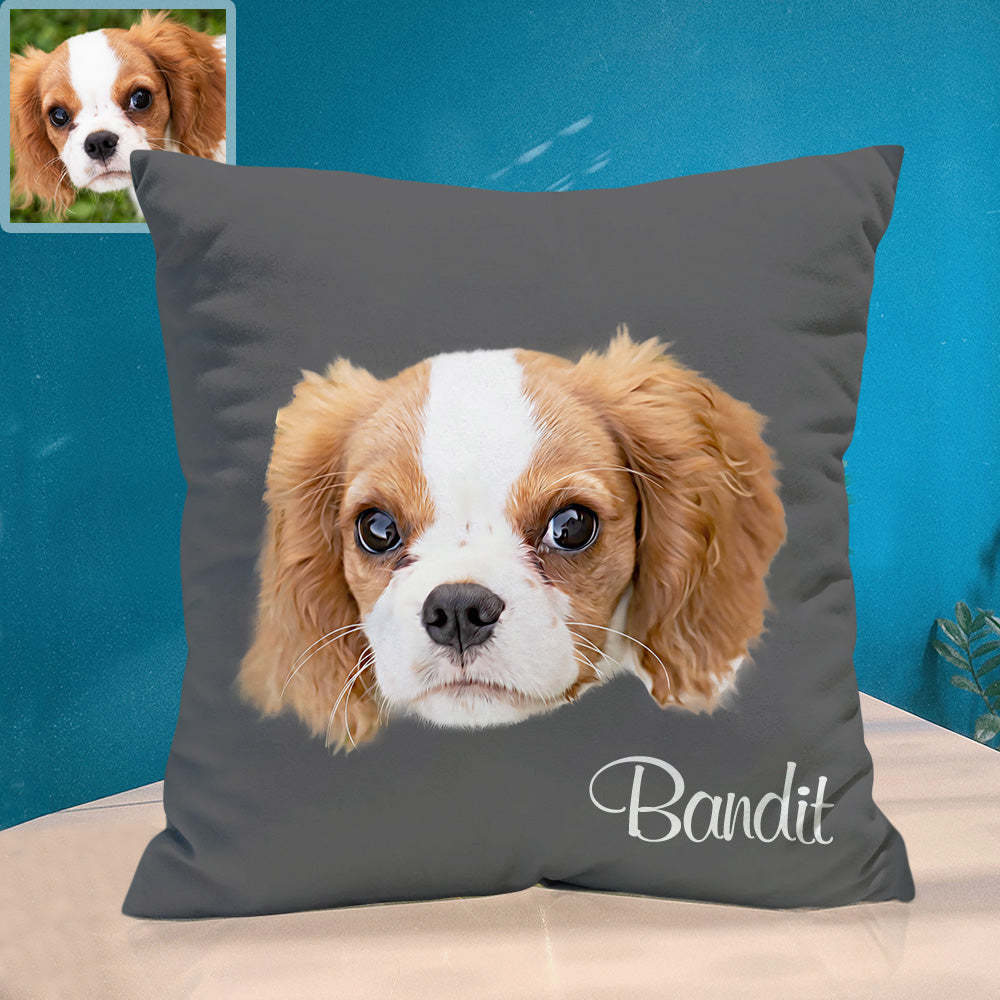 Personalisiertes Haustier Fotokissen Kissenbezug Katzenkissen Hundekissen Dekoratives Zierkissen Weihnachtsgeschenk