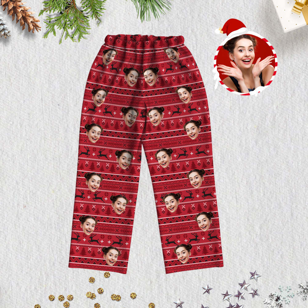 Weihnachts-Pyjamas Personalisierte Schlafbekleidung Foto-Pyjamas Weihnachtsgeschenk