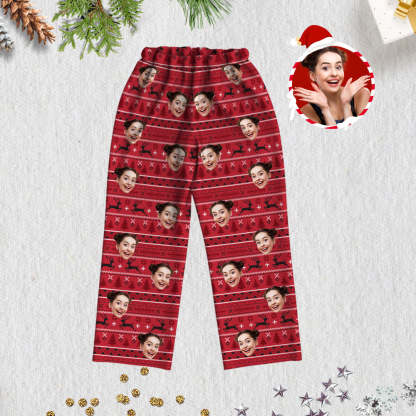 Weihnachts-Pyjamas Personalisierte Schlafbekleidung Foto-Pyjamas Weihnachtsgeschenk