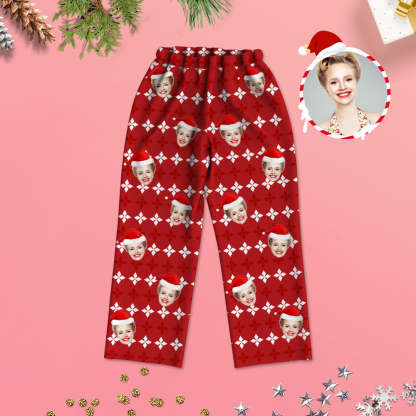 Weihnachtsgeschenk Weihnachts-Pyjamas Schlafbekleidung Personalisierte Pyjamas mit Foto
