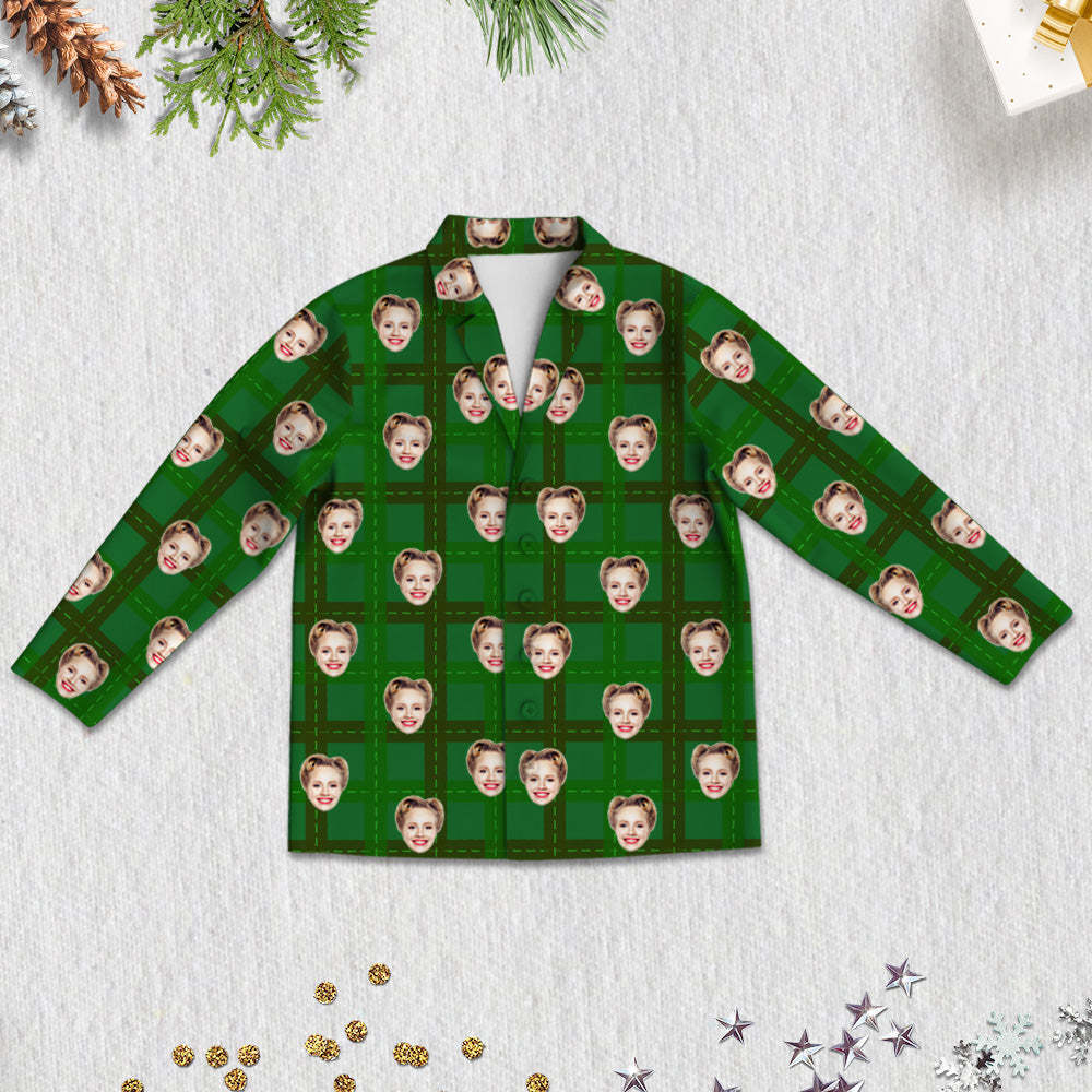 Personalisierte Foto Gesicht Schlafanzüge Weihnachtsgeschenk