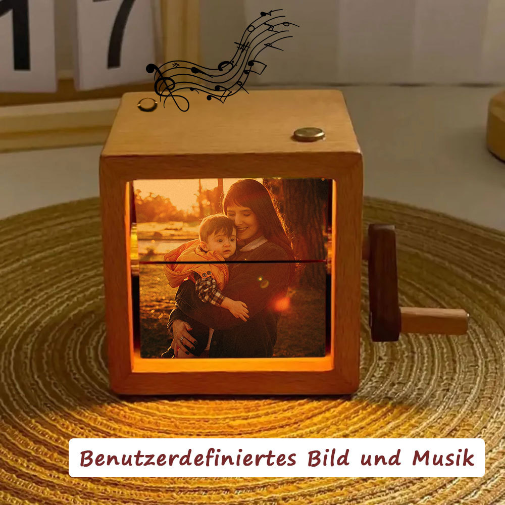 Personalisierte Musik Flipbook Lampe Mit Gravur Animationswürfel Nachtlicht Jahrestagsgeschenk