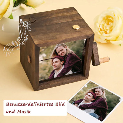 Personalisierte Musik Flipbook Lampe Mit Gravur Animationswürfel Nachtlicht Jahrestagsgeschenk