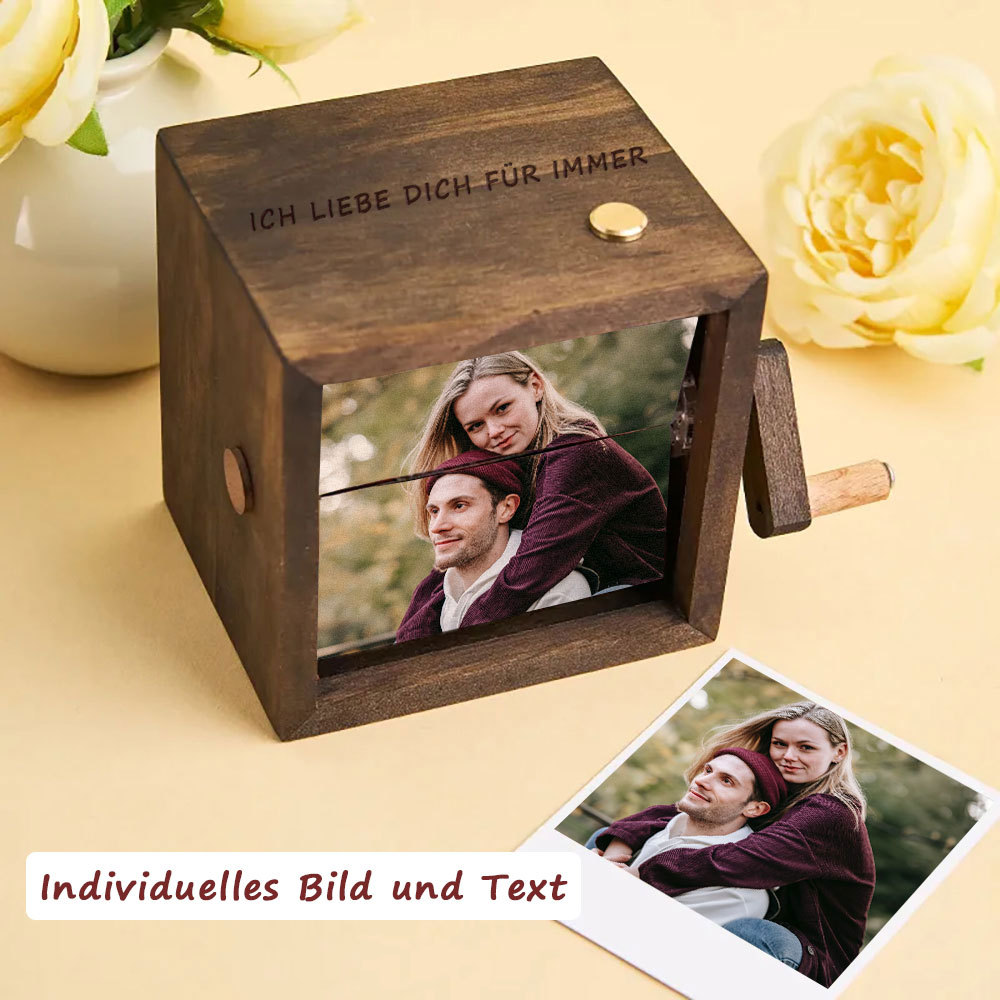 Personalisierte Foto Flipbook Lampe Mit Gravur Animationswürfel Nachtlicht Geschenk für Sie