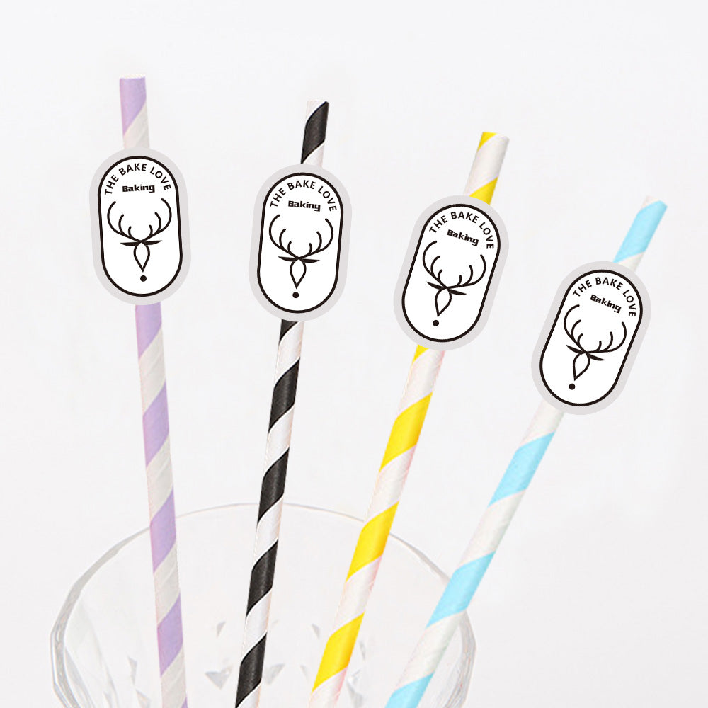 Personalisierte Trinkhalme Mit Logo Individuelle Firmenhalme Für Markenwerbung Und Events