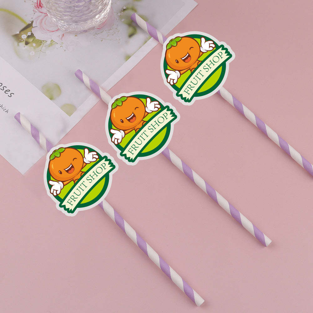 Personalisierte Trinkhalme Mit Firmenlogo Individuelle Werbegeschenke Für Unternehmen Und Eventdekoration