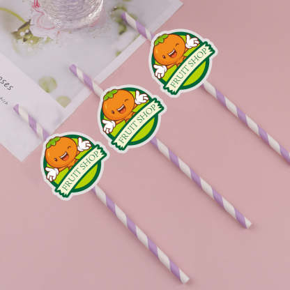 Personalisierte Trinkhalme Mit Firmenlogo Individuelle Werbegeschenke Für Unternehmen Und Eventdekoration