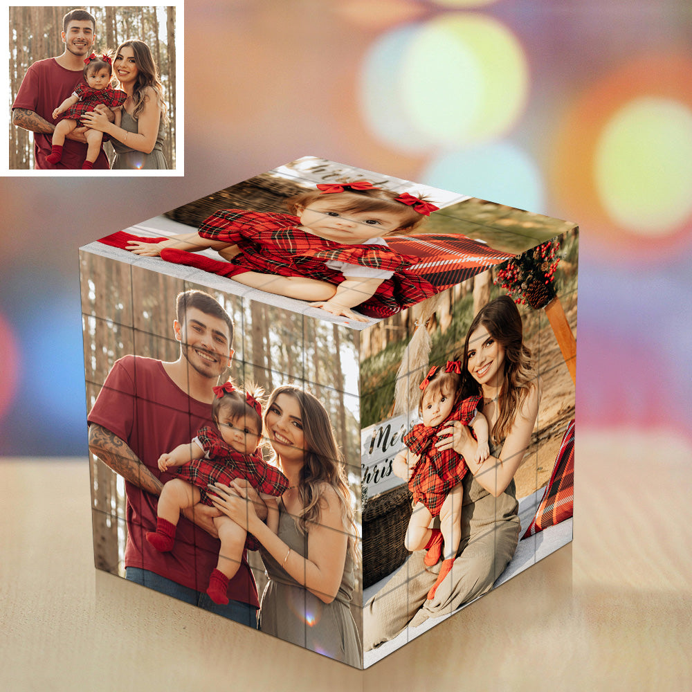 Anpassbarer Multi-Foto Rubik's Cube