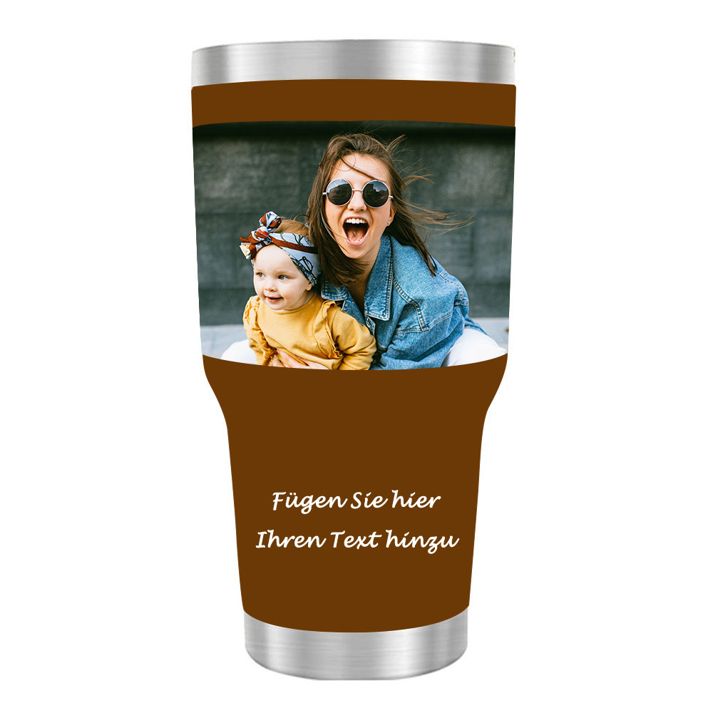 Personalisierte Foto Becher Tumbler Reisebecher Mit Bildern Von Katzen Hunden