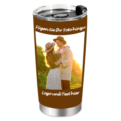 Personalisierte Foto Becher Tumbler Reisebecher Mit Bildern Von Katzen Hunden