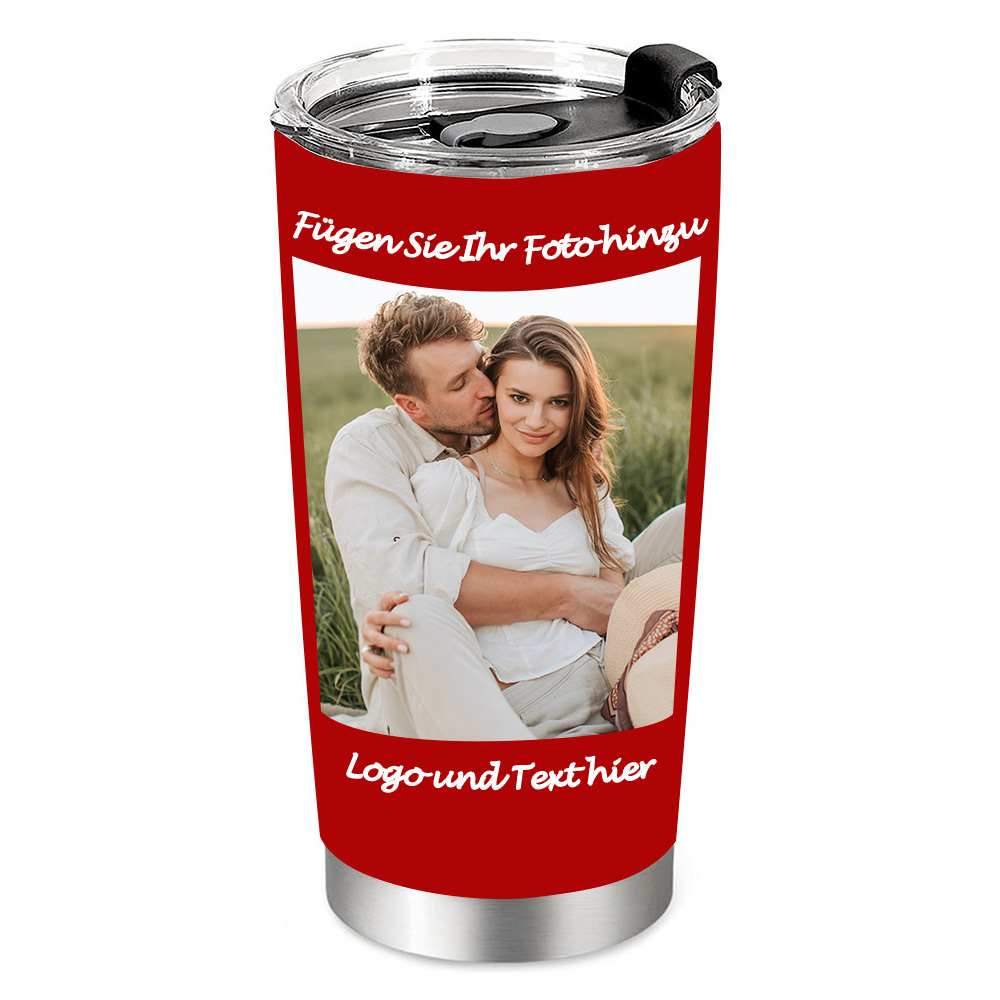 Personalisierte Foto Becher Tumbler Reisebecher Mit Bildern Von Katzen Hunden