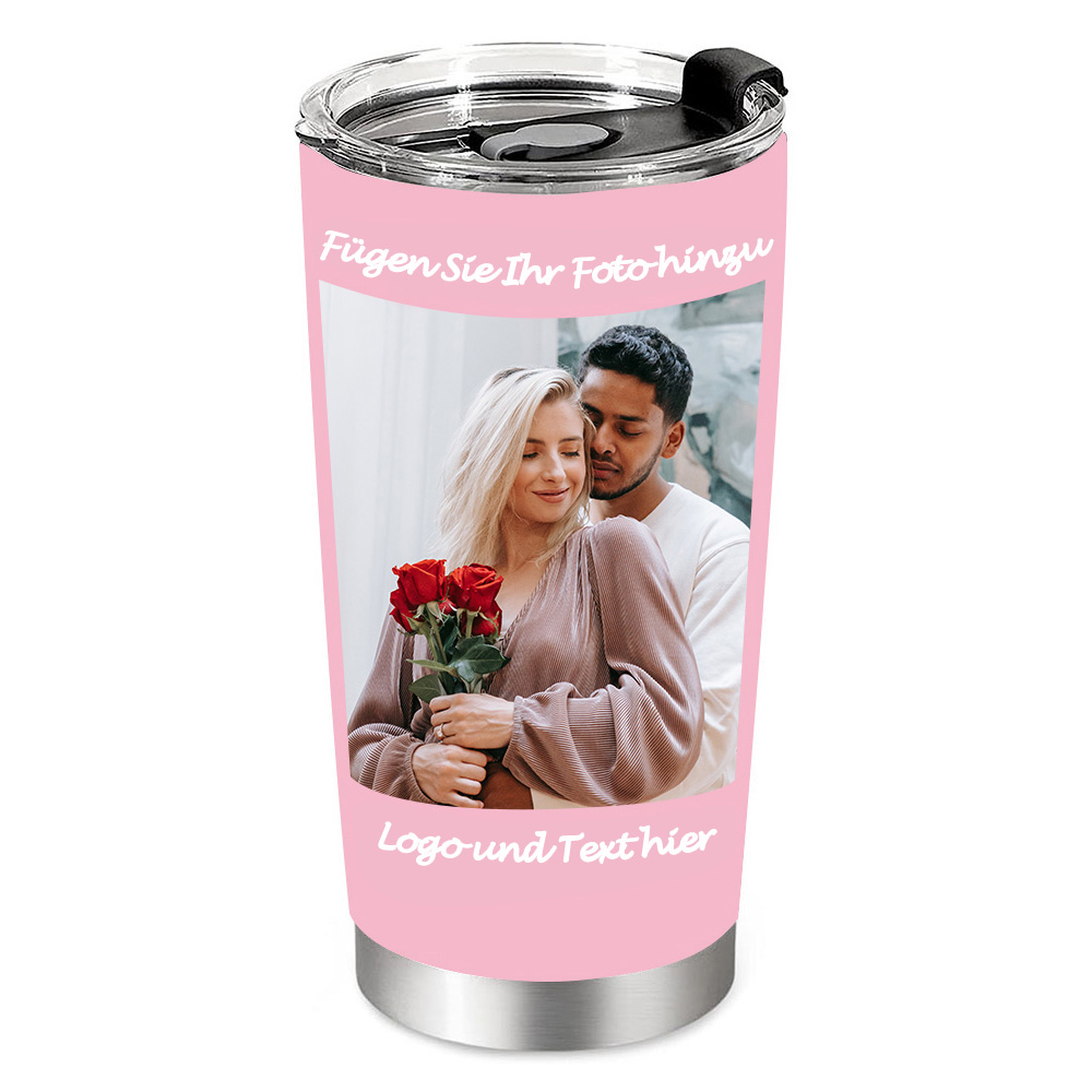 Personalisierte Foto Becher Tumbler Reisebecher Mit Bildern Von Katzen Hunden