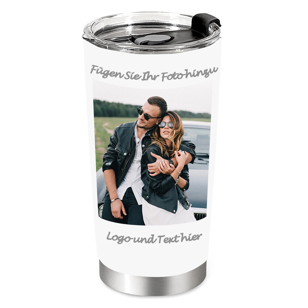 Personalisierte Foto Becher Tumbler Reisebecher Mit Bildern Von Katzen Hunden