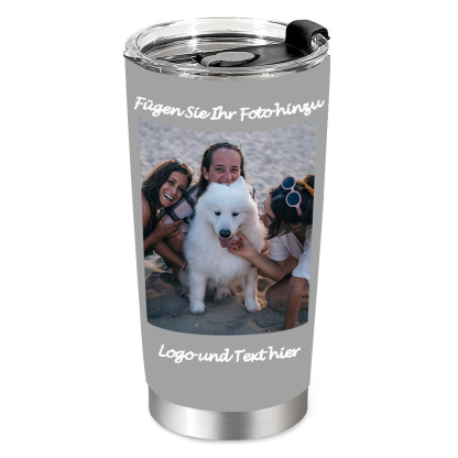 Personalisierte Foto Becher Tumbler Reisebecher Mit Bildern Von Katzen Hunden
