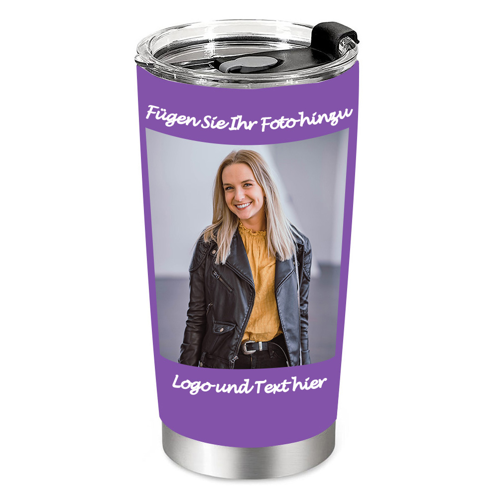 Personalisierte Foto Becher Tumbler Reisebecher Mit Bildern Von Katzen Hunden