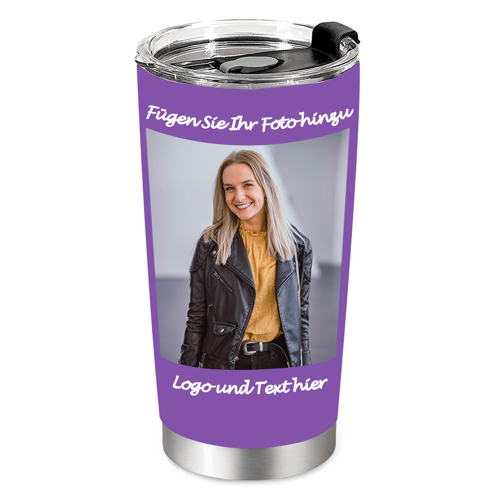 Personalisierte Foto Becher Tumbler Reisebecher Mit Bildern Von Katzen Hunden