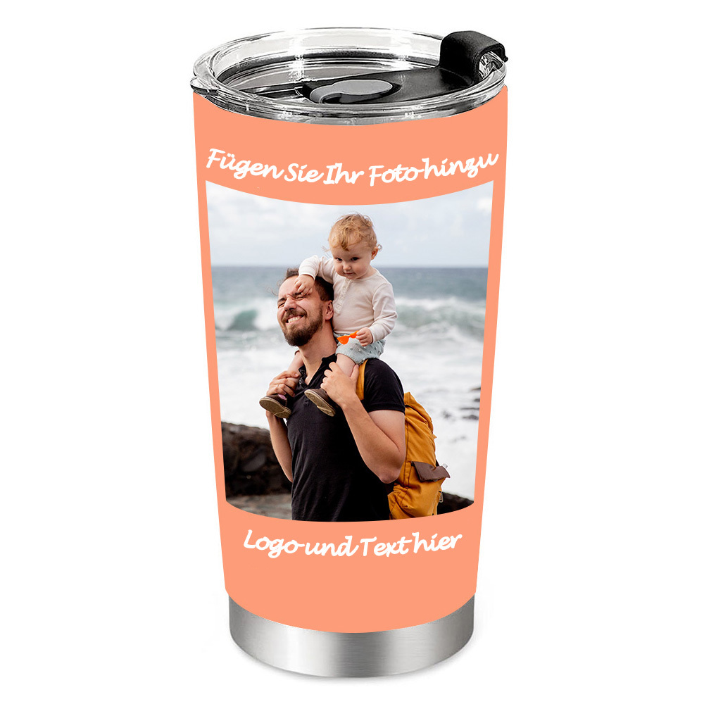 Personalisierte Foto Becher Tumbler Reisebecher Mit Bildern Von Katzen Hunden