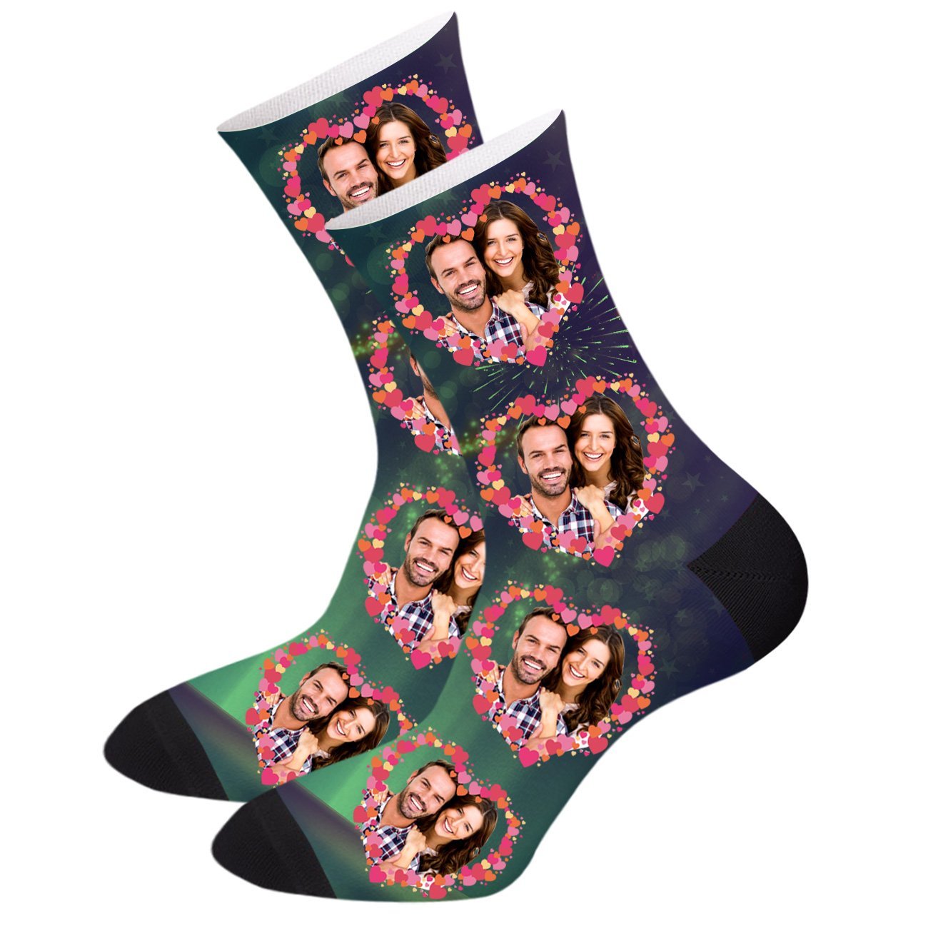 Personalisierte Socken Mit Gesicht Geschenk Zum Jahrestag Mit Foto Des