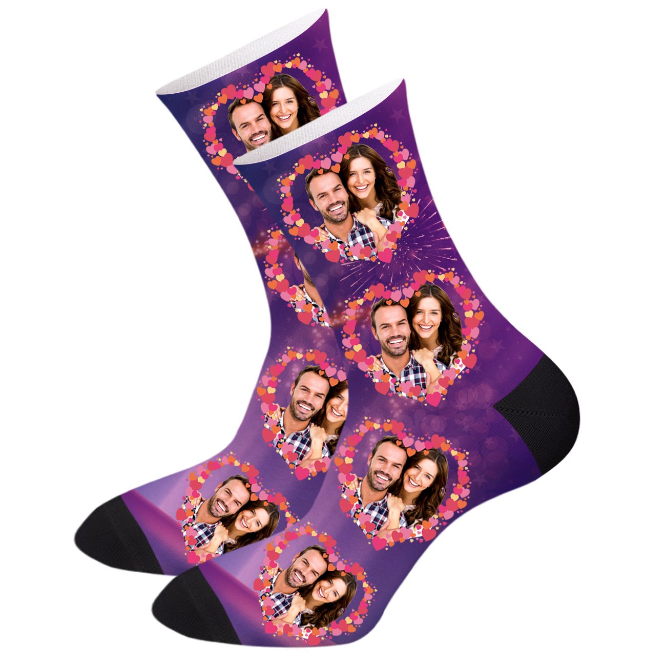 Personalisierte Socken Mit Gesicht Geschenk Zum Jahrestag Mit Foto Des Partners