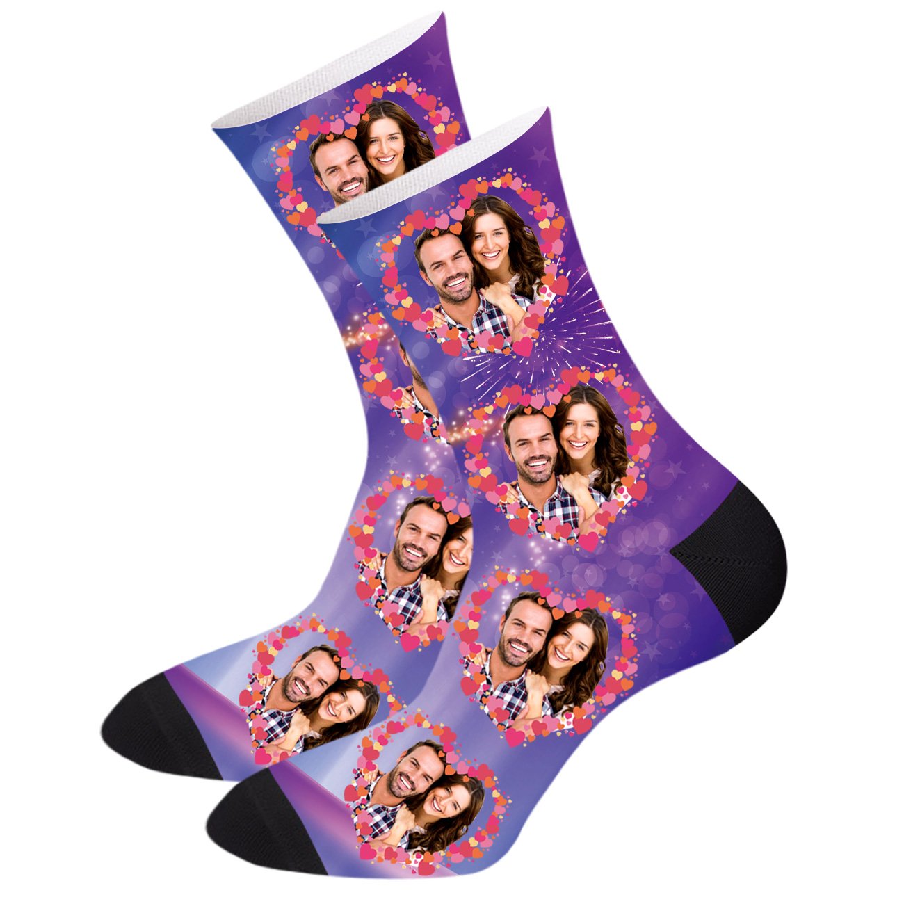 Personalisierte Socken Mit Gesicht Geschenk Zum Jahrestag Mit Foto Des
