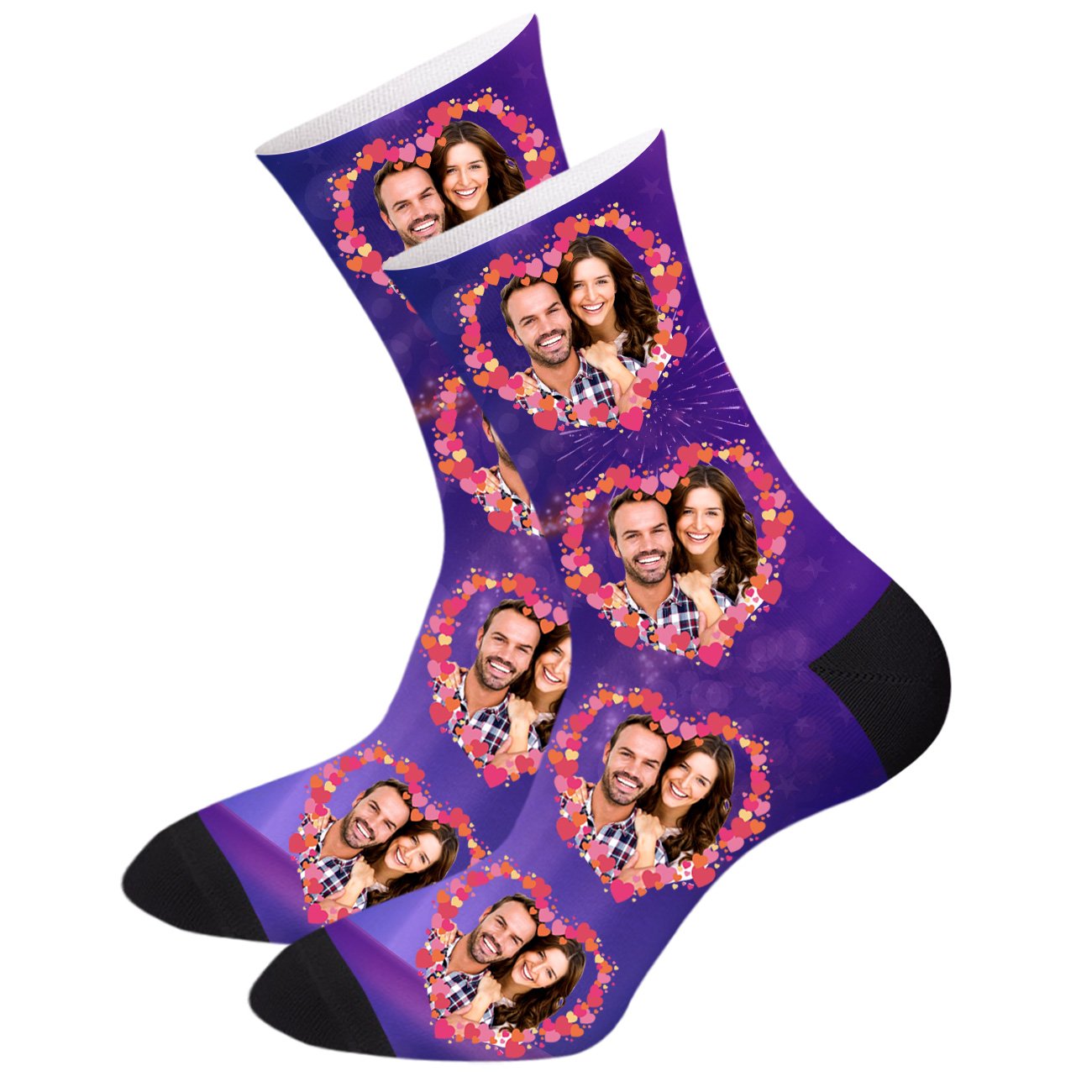 Personalisierte Socken Mit Gesicht Geschenk Zum Jahrestag Mit Foto Des