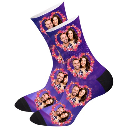 Personalisierte Socken Mit Gesicht Geschenk Zum Jahrestag Mit Foto Des Partners