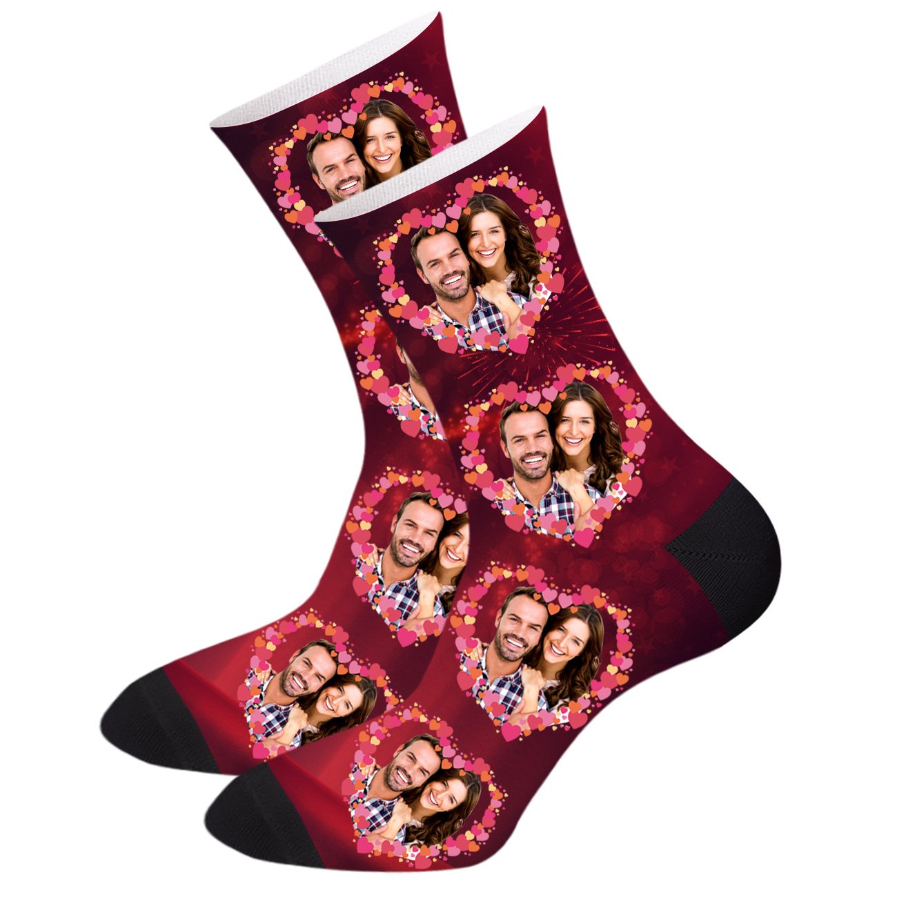 Personalisierte Socken Mit Gesicht Geschenk Zum Jahrestag Mit Foto Des Partners
