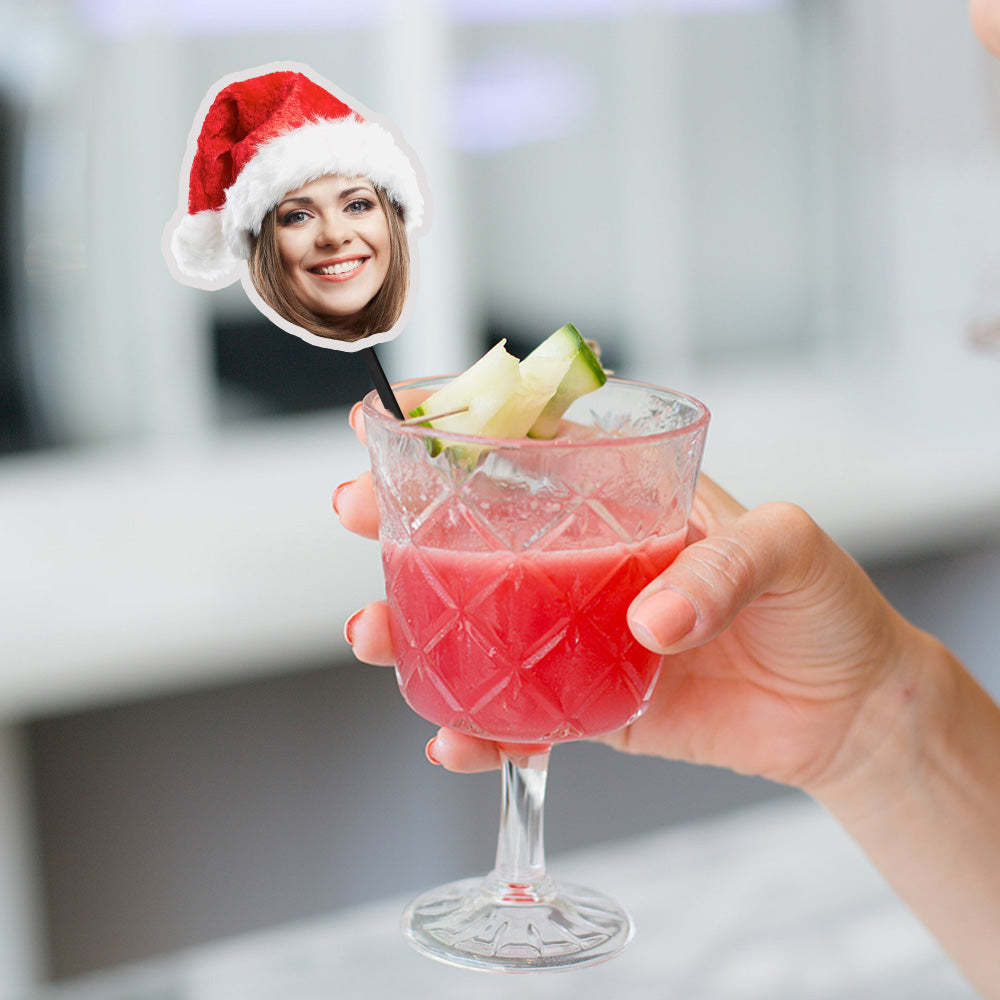 Personalisierte Getränkerührstäbchen mit Foto für Geburtstag Stirn Sticks Individuelle Getränkerührstäbchen für Geburtstagsfeiern