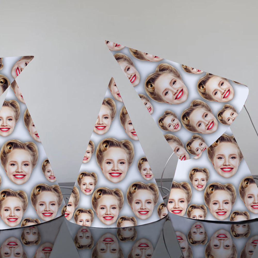 Personalisierte Geburtstagsfeierhüte Individuelle Spaß Partyhüte für Geburtstagsfeiern und Partys