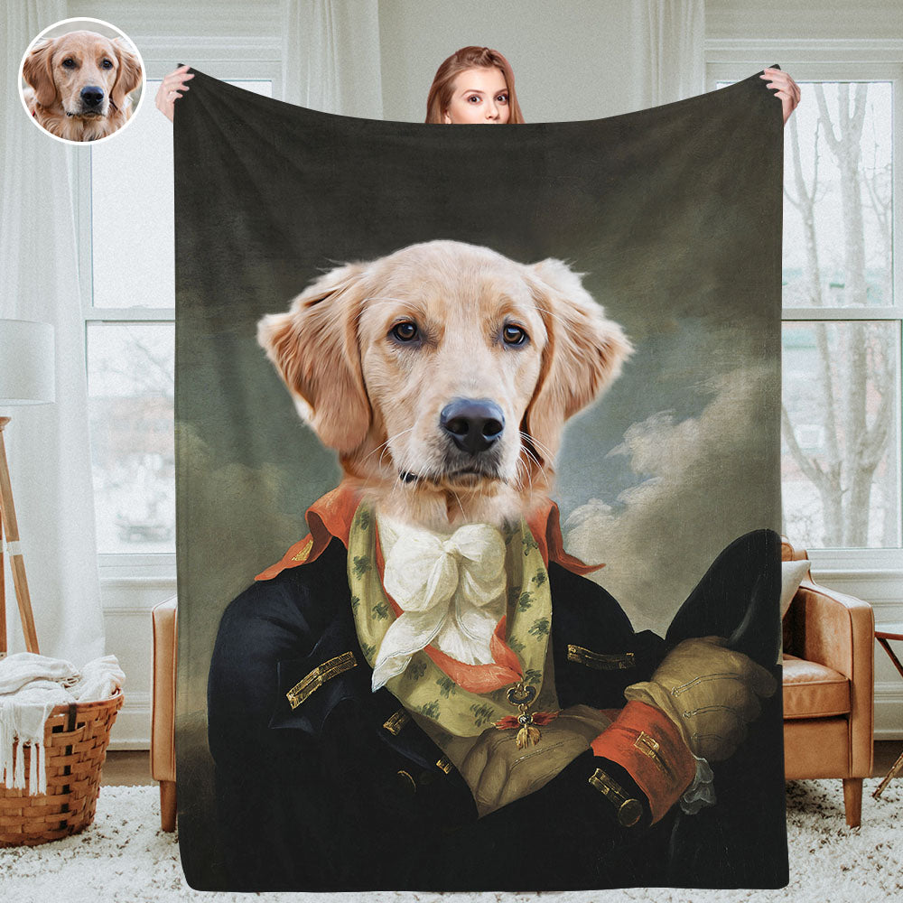 Personalisierte Haustierporträtdecken Individuelle Haustierkostümfoto-Decken Wurfdecke Weihnachtsgeschenk