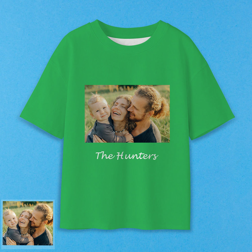 Erwachsene Personalisiertes Foto T-Shirt Custom Kurzarm T-Shirt mit Text Bild Aufdruck auf T-Shirt