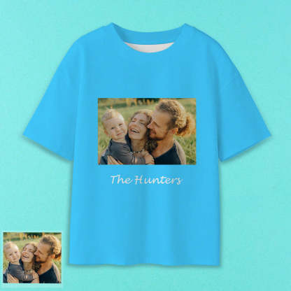 Erwachsene Personalisiertes Foto T-Shirt Custom Kurzarm T-Shirt mit Text Bild Aufdruck auf T-Shirt