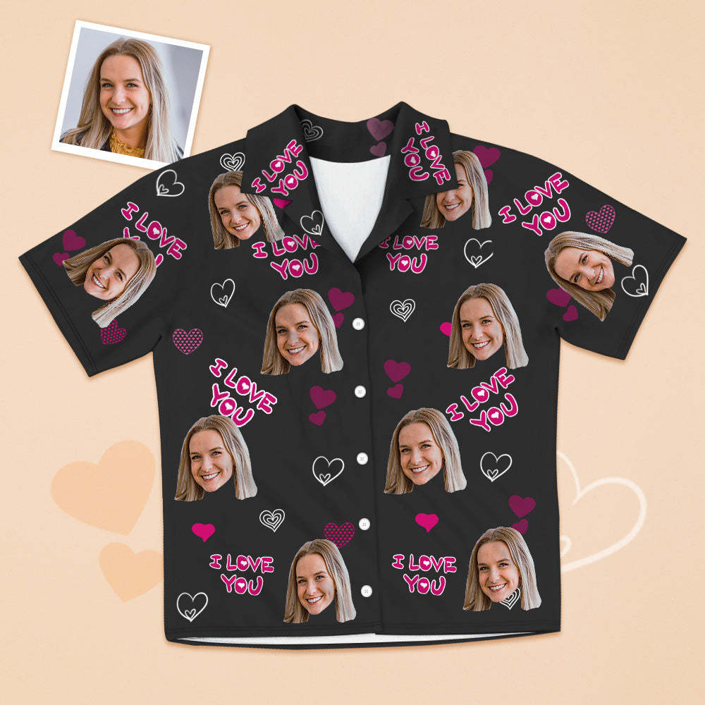 Personalisierte Kurzarm Pyjamas Für Freundin Custom Foto Pyjamas Custom Kurze Pyjamas