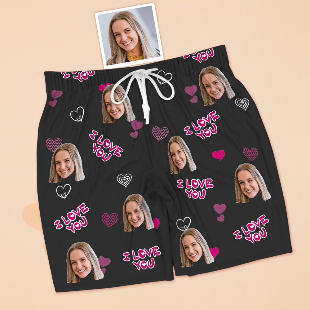 Personalisierte Kurzarm Pyjamas Für Freundin Custom Foto Pyjamas Custom Kurze Pyjamas